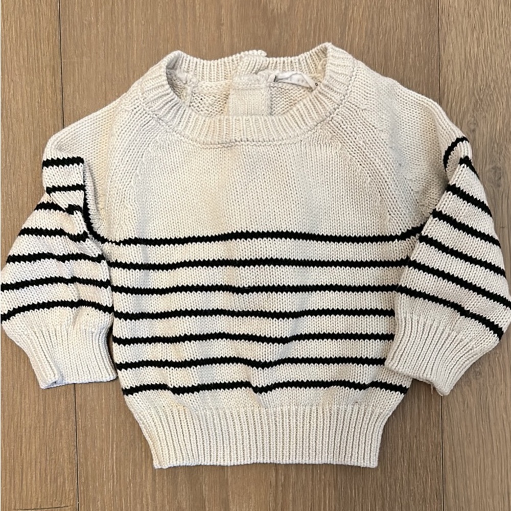 Jamie Kay 0-3 Month Stripe Baby Sweater